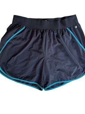 LIVI Active Athletic Shorts Black Blue Women's Size 22/24